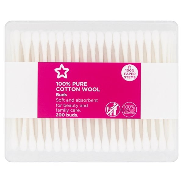 Superdrug Paper Cotton Buds x 200
