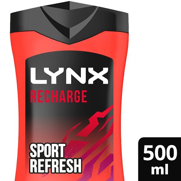 DNR Lynx Bodywash Shower Gel Fresh Recharge 500ml