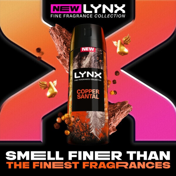 Lynx Fine Fragrance Premium Bodyspray Copper Santal 150ml