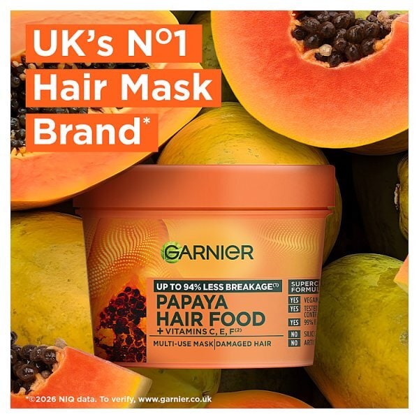 Garnier Ultimate Blends Hair Food Papaya Hair Mask 390ml