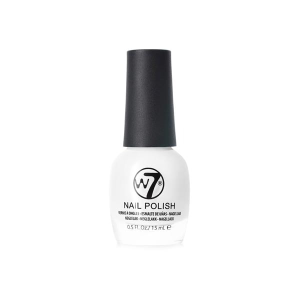 W7 Nail Polish White 15Ml