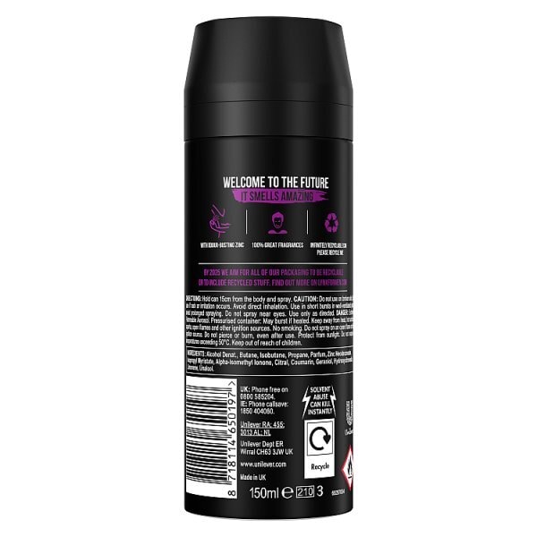 Lynx Deodorant Aerosol Bodyspray Excite 150ml