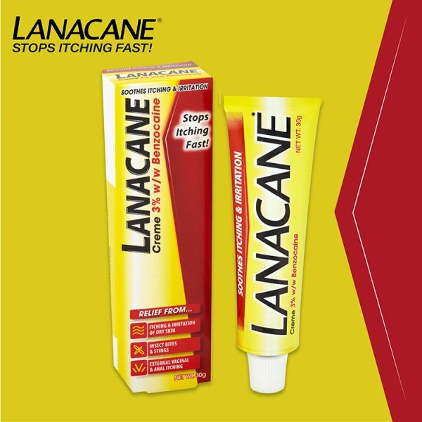 DNR Lanacane Medicated Cream 30g