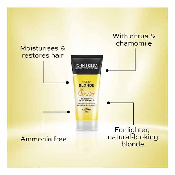 DNR John Frieda Sheer Blonde Go Blonder Conditioner 50ml