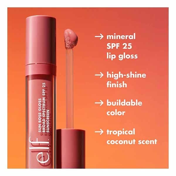 e.l.f. Sun Boss Gloss Spf 25 Pink-Me Girl 4ml