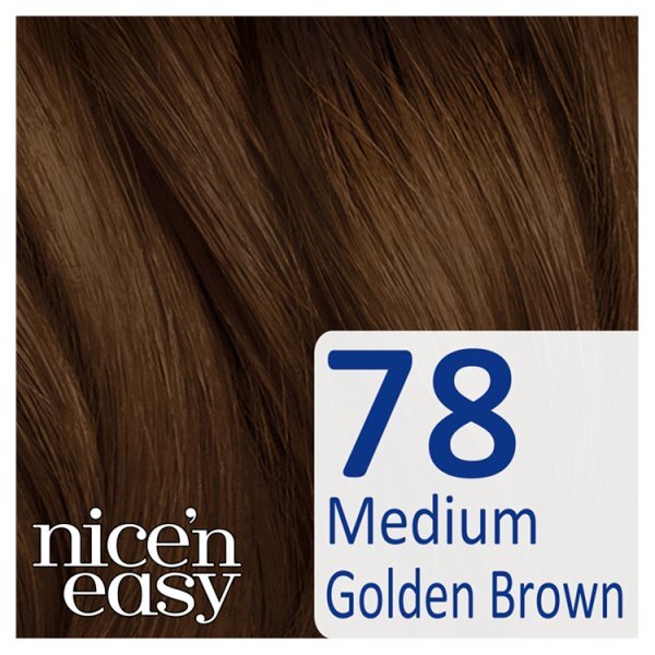 DNR Clairol Nice'n Easy No Ammonia Hair Dye, 78 Medium Brown