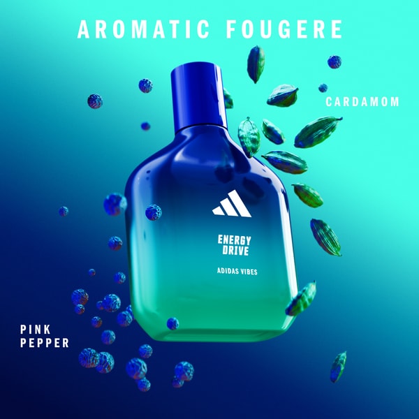 adidas Vibes Energy Drive Eau de Parfum, For All, 100ml