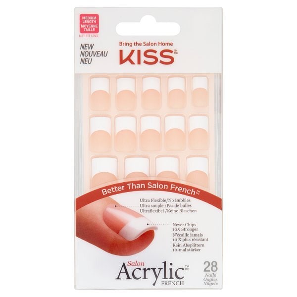 Kiss Salon Acrylic Fake Nails Kit - Simple Life