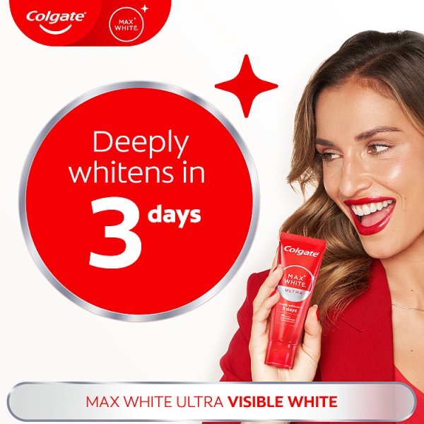 Colgate Max Ultra Active Foam Whitening Toothpaste 75Ml