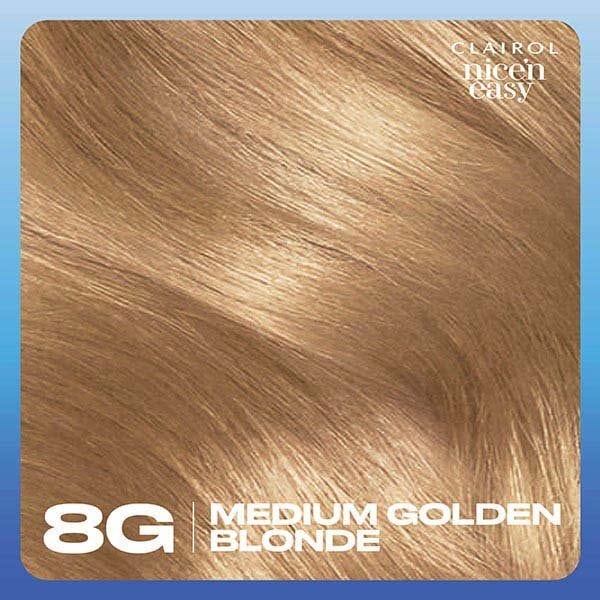 Clairol Nice'n Easy Hair Dye 8G Medium Honey Blonde