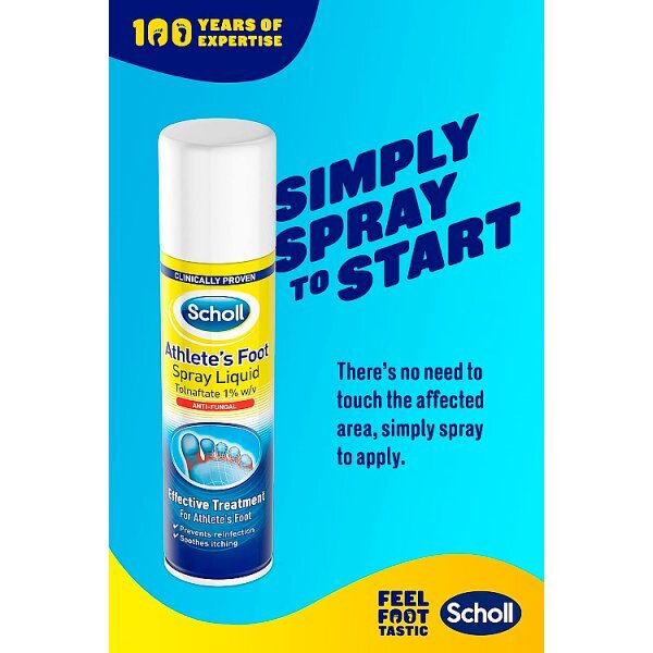 Scholl Athletes Foot Anti Fungal Spray 150ml