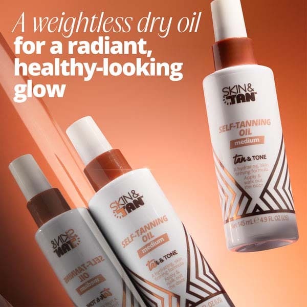 Skin & Tan Tan & Tone Oil Medium