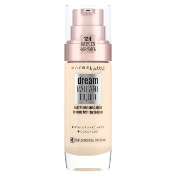 Maybelline Dream Radiant Liquid Foundation Light Porcelain