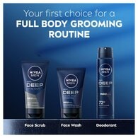 NIVEA MEN Deep Anti-Blackhead Face Scrub With Black Carbon 75ml