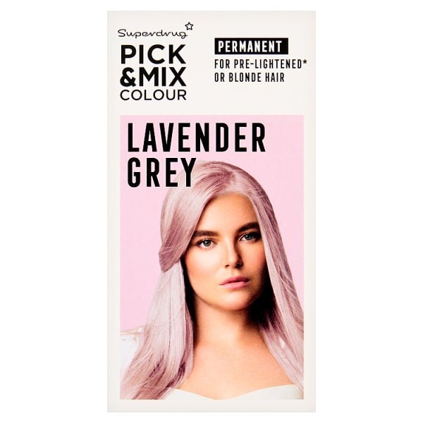 Superdrug Pick & Mix Lavendar Grey Permanent Hair Dye