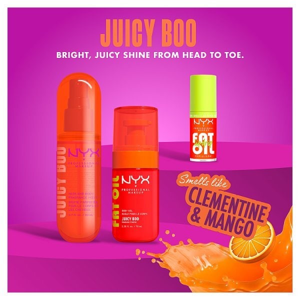 NYX Professional Makeup Fat Oil Body Fragrance Mist Juicy Boo 80ml