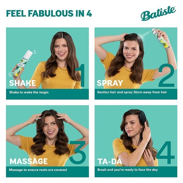 Batiste Dry Shampoo Dark & Deep Brown 200ml