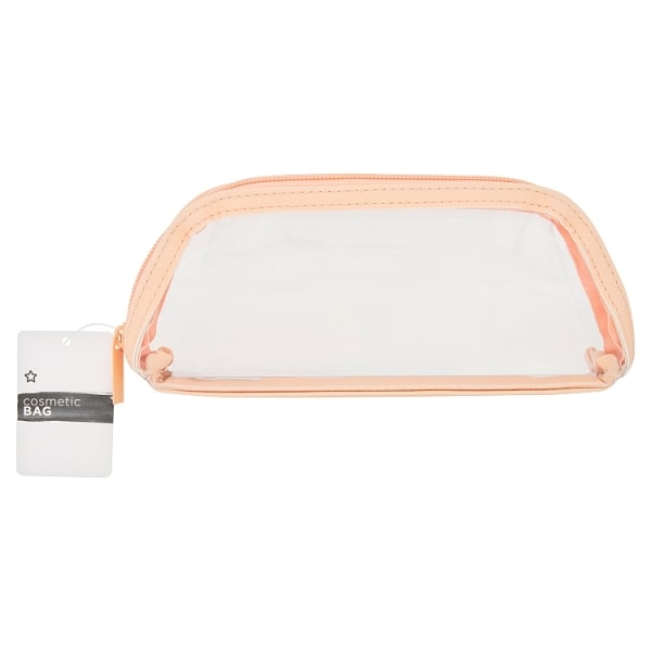 Superdrug Peach Slim Cosmetic Bag