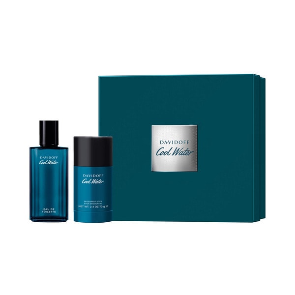 Davidoff Cool Water Eau de Toilette for Men Duo Gift Set 75ml