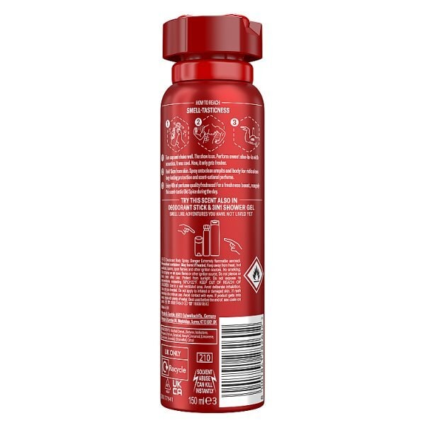 Old Spice Deep Sea Deodorant Body Spray For Men 150 Ml