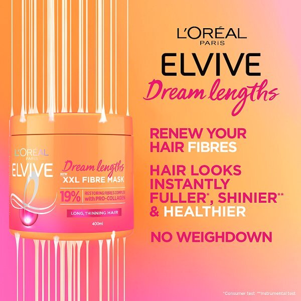 L'Oréal Paris Elvive Dream Lengths Xxl Fibre Mask 400ml