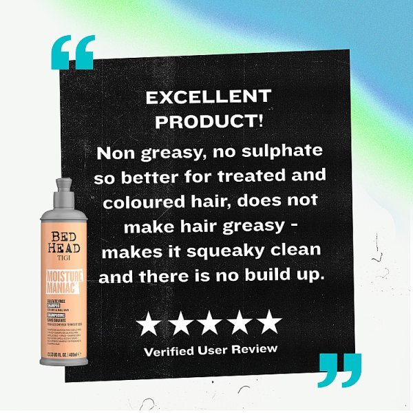 Bedhead Moisture Maniac Shampoo 400Ml