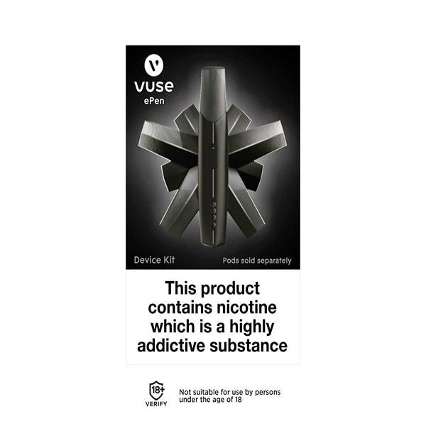 Vuse Epen Starter Kit Graphite Black Device-Only