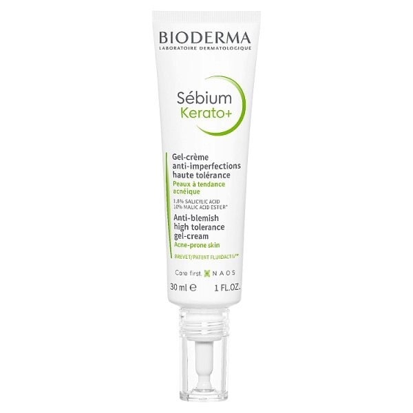 Bioderma Sebium Kerato+ Gel Cream For Acne Prone Skin 30Ml