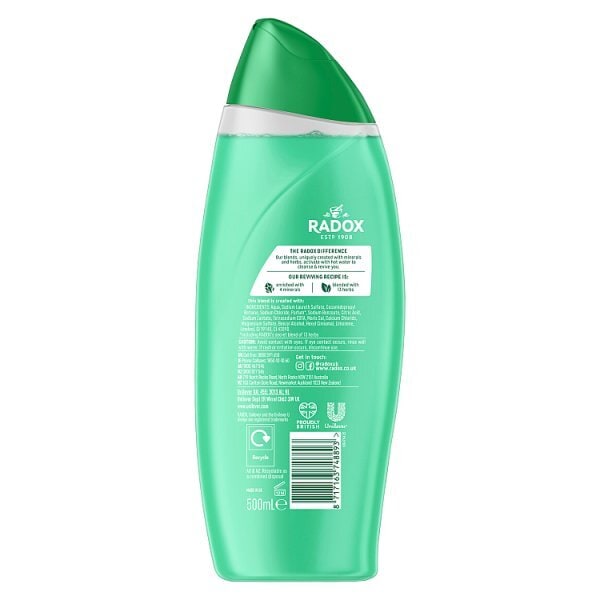 Radox Mineral Therapy Shower Gel Feel Refreshed 500ml
