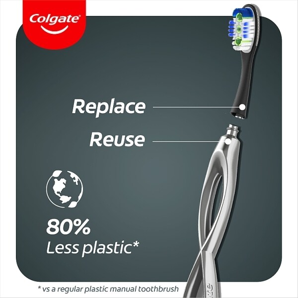 Colgate Link Replaceable Head Manual Toothbrush Starter Kit
