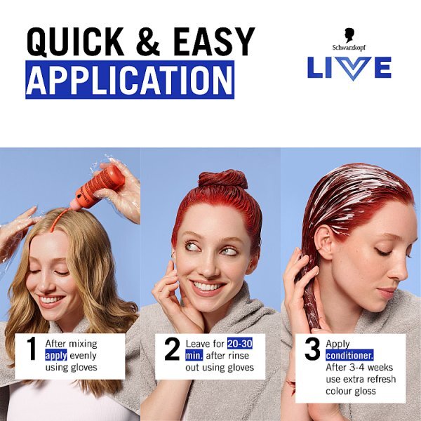 Schwarzkopf LIVE B16 Honey Blonde Permanent Hair Dye