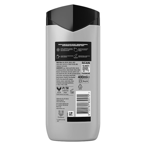 Lynx Fine Fragrance Collection Marshmallow Smoke Body Wash 400 ml