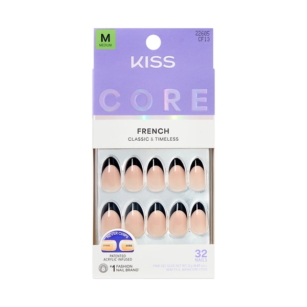 KISS CORE FRENCH NAILS FULL OF FUN