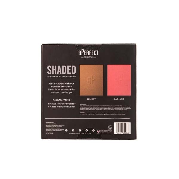 Bperfect Cosmetics Shaded Powder Bronze & Blush Duo: 03 M-D
