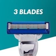 Gillette Mach3 Turbo Men’s Razor Blade Refills, 4 Count