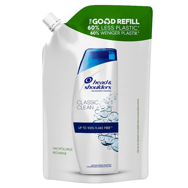 Head & Shoulders Anti Dandruff Shampoo Refill Pouch, 480ml