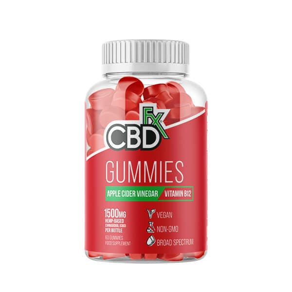 CBDfx Apple Cider Vinegar Gummies X 60 1500Mg