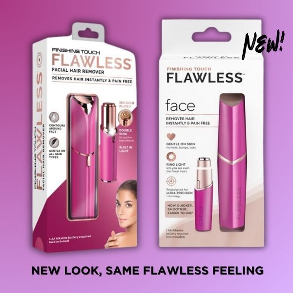 Finishing Touch Flawless Face Trimmer Pink Crystal