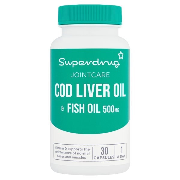 Superdrug Cod Liver Oil 500mg 30s