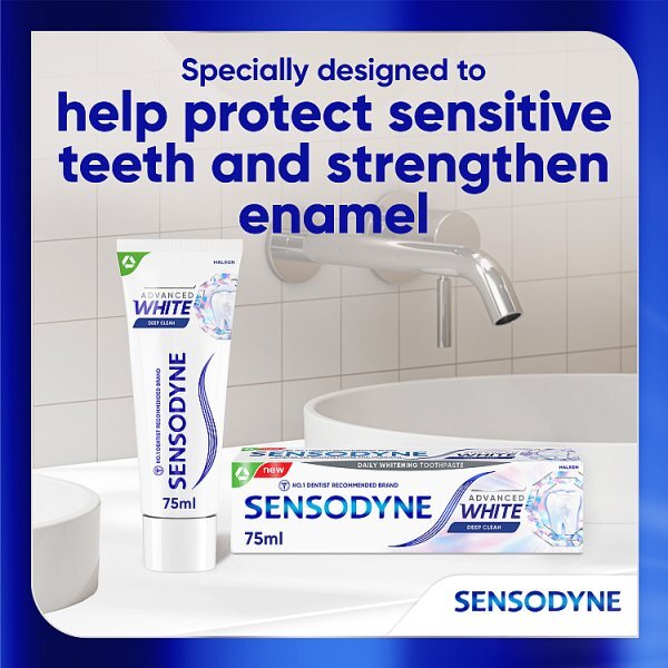 Sensodyne Advanced White Deepclean Toothpaste 75ml