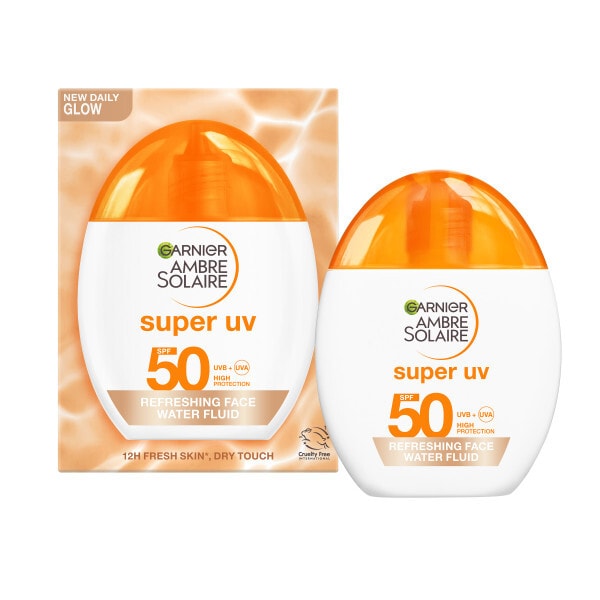 Garnier Ambre Solaire Super Uv  Water Fluid Spf50 Glow