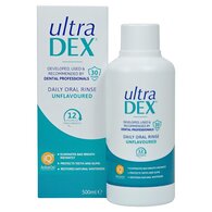 UltraDEX Daily Oral Rinse Unflavoured 500ml