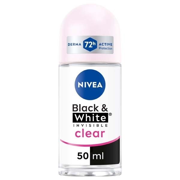 NIVEA Black & White Anti-Perspirant Roll-On Deodorant 50ml