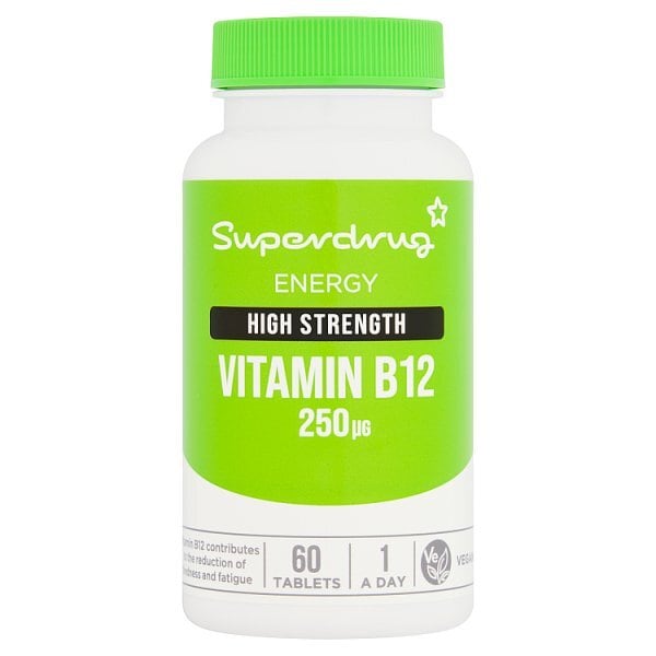 Superdrug High Strength Vitamin B12 250ug 60s