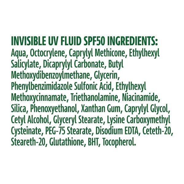 Simple Invisible Uv Fluid Spf50 40Ml