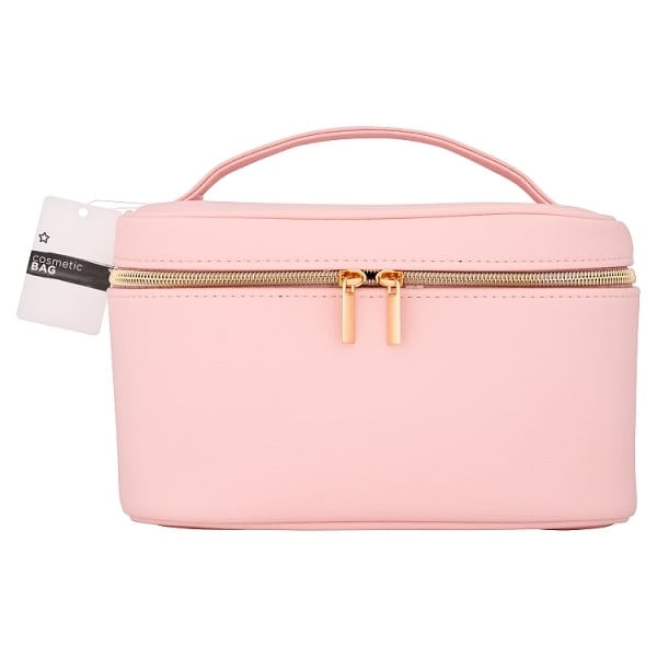 Superdrug Pink Vanity Cosmetic Bag