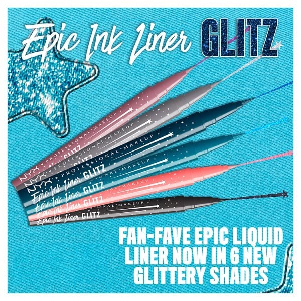 NYX Professional Makeup Epic Ink Glitz Liner Graphite Glitz