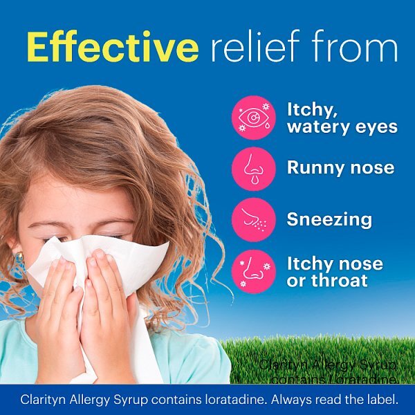 Clarityn Allergy 1mg/ml Syrup Mixed Berries Flavour 60ml
