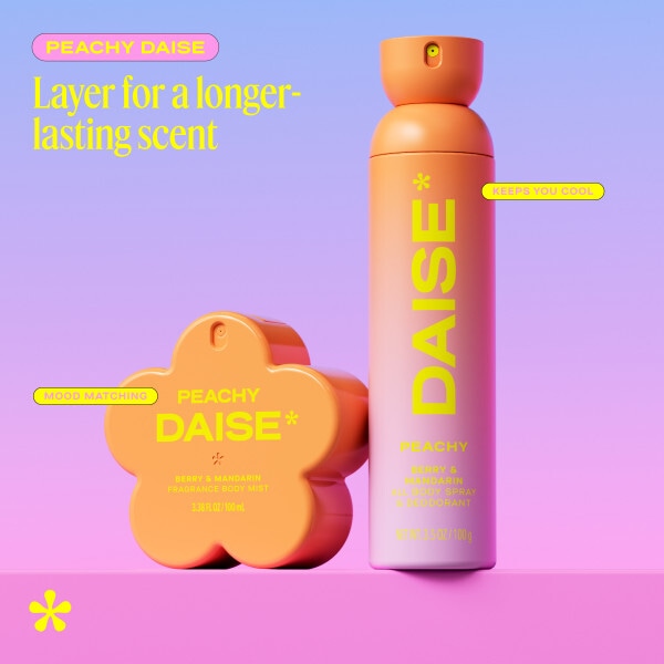 Daise All Body Spray & Deodorant Peachy 120 Ml