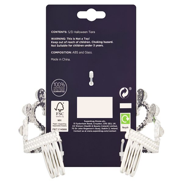 Superdrug Halloween Princess Tiara